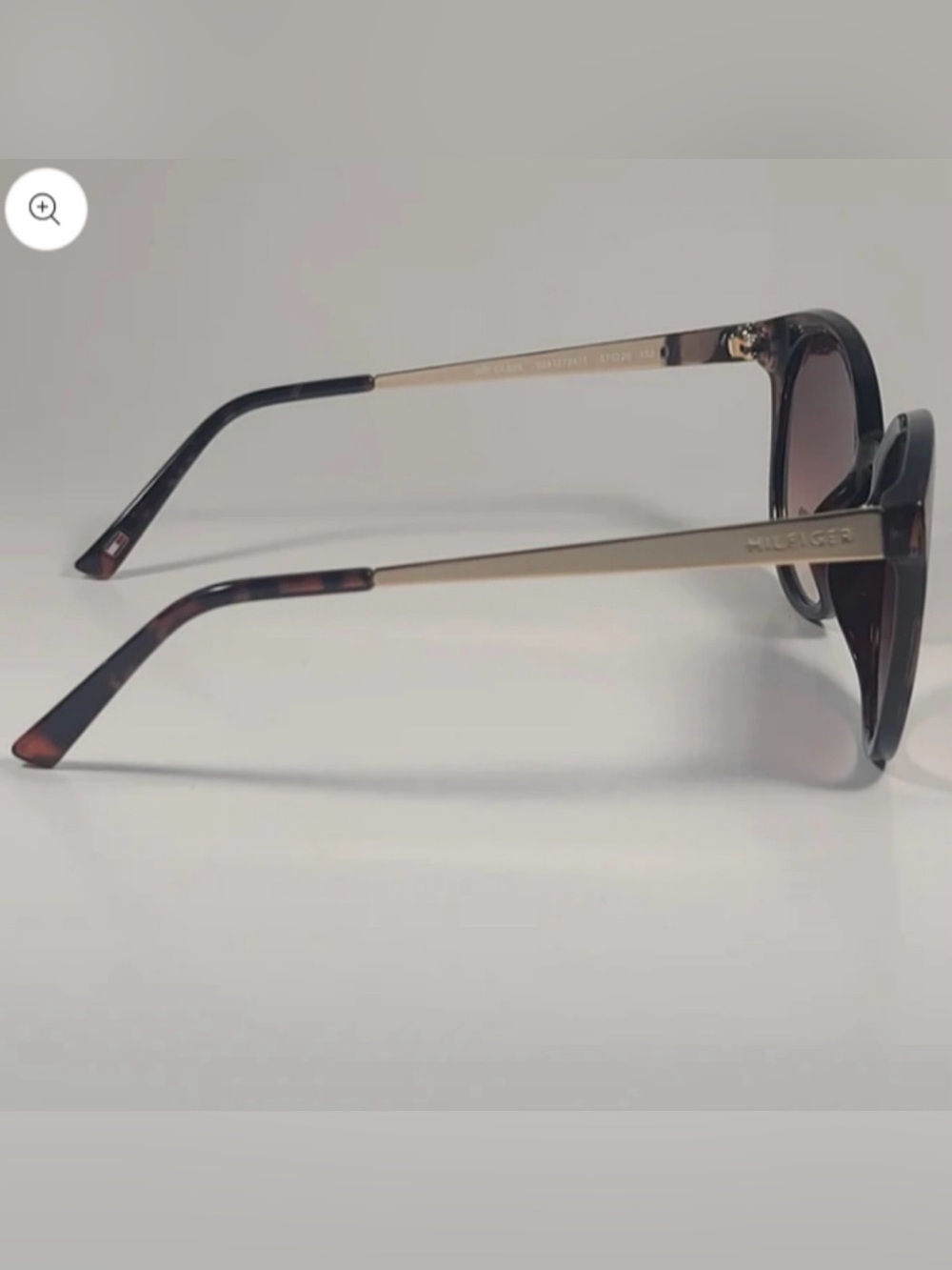 Tommy Hilfiger WP OL629 Round Sunglasses Tortoise Gold & Brown Gradient NWT - Picture 6 of 9